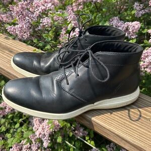 Cole Haan Zero Grand Black Chukka Boots Black size L